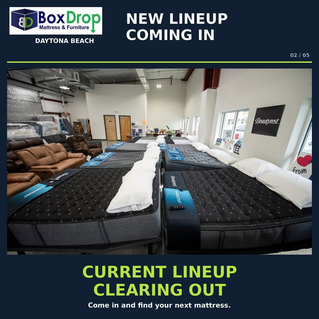 Sapphire Memory Foam, Sapphire Sleep at the BoxDrop Daytona Beach showroom on Fentress Blvd